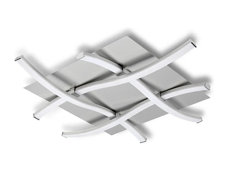 Plafonnier design carré - NUR - ampoule led deco mantra