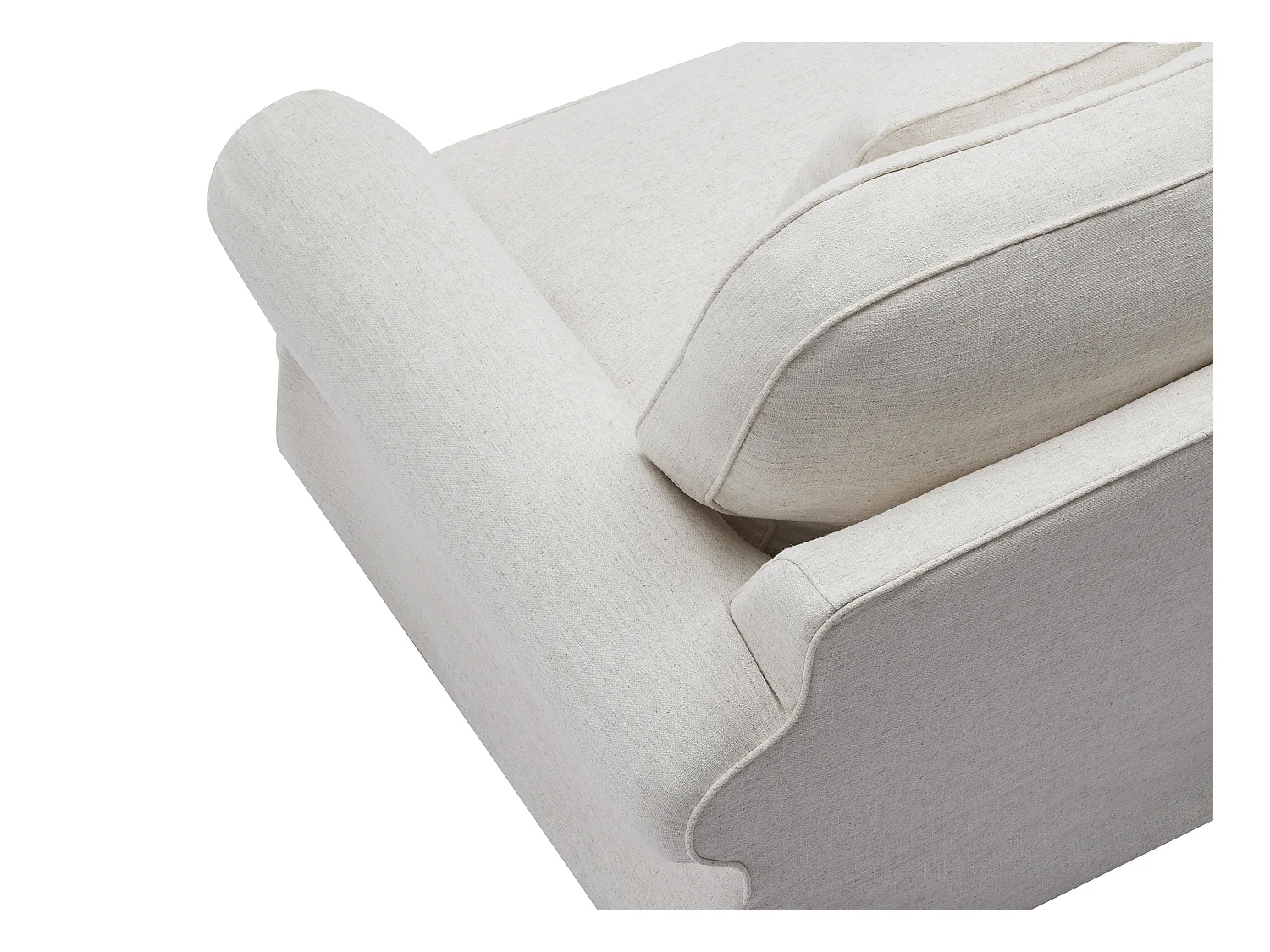 Sofá 3 plazas de tela beige ZULIPRO de Maison Céphy