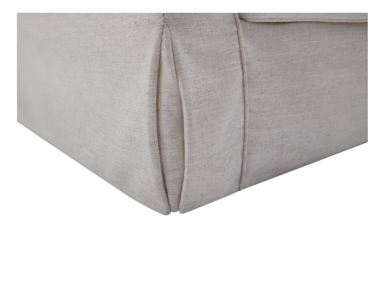 Sofa 3-Sitzer - melierter Stoff - Beige - ZULIPRO von Maison Céphy