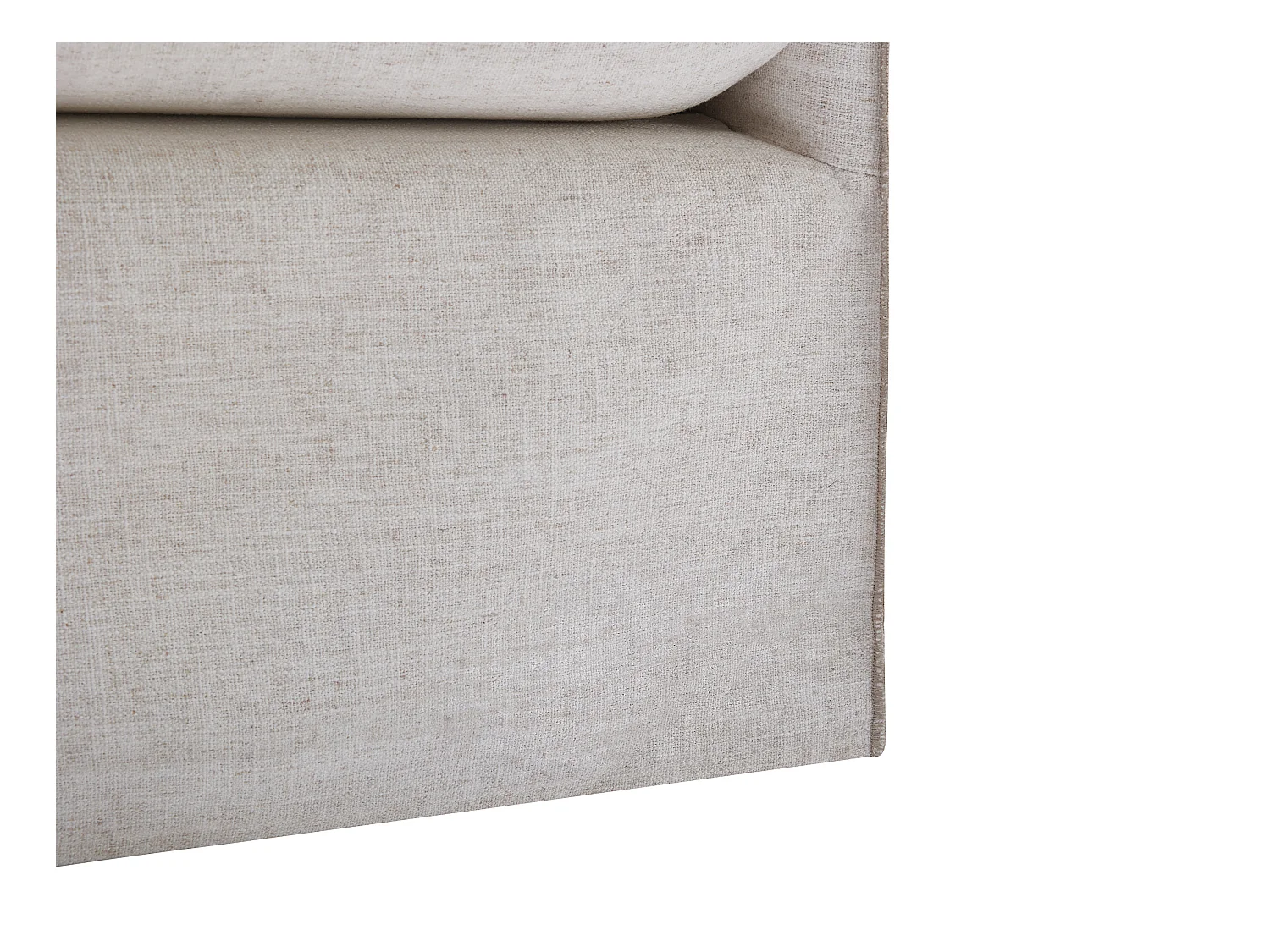 Sofá de 3 lugares em tecido matizado bege - MASLINO de Maison Céphy