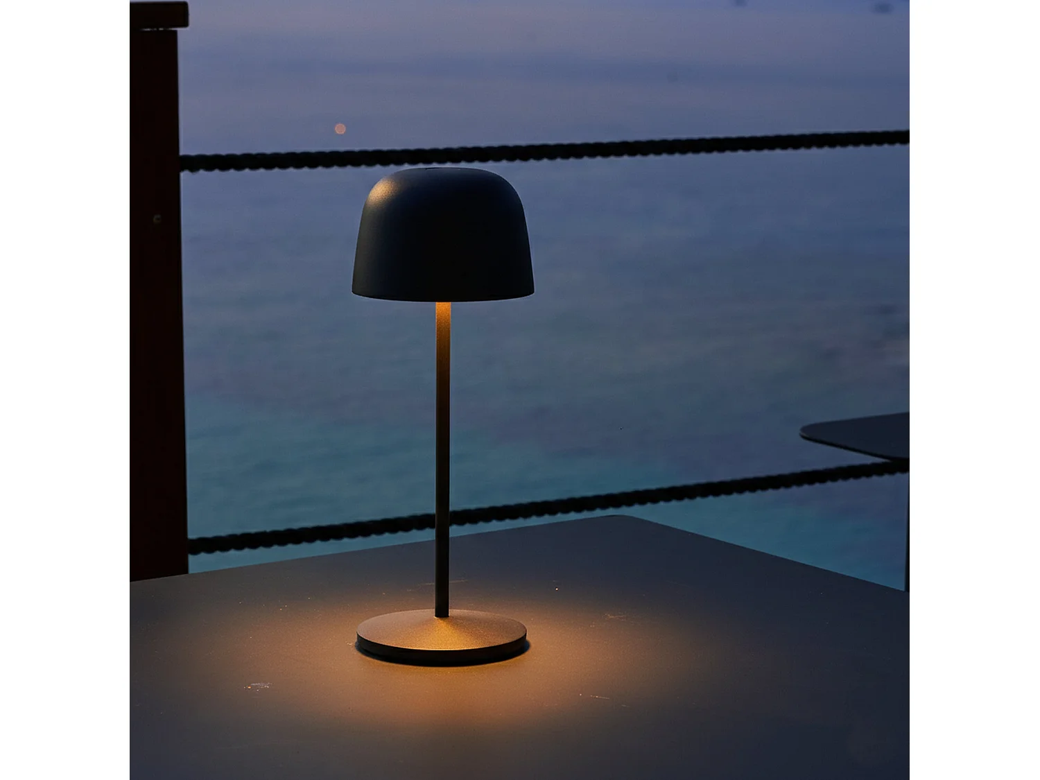 Lampe de table sans fil SOPHIA Gris H28cm