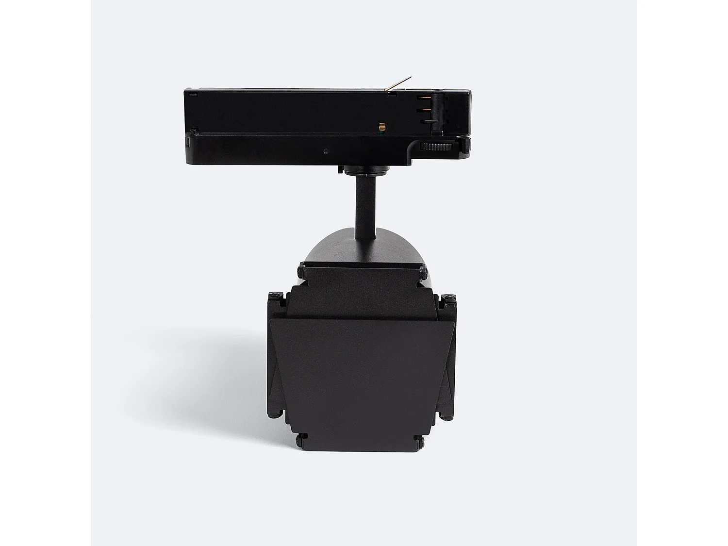 Spot LED sur Rail Triphasé 40W Fasano Cinéma Dimmable Noir 3200K Blanc chaud