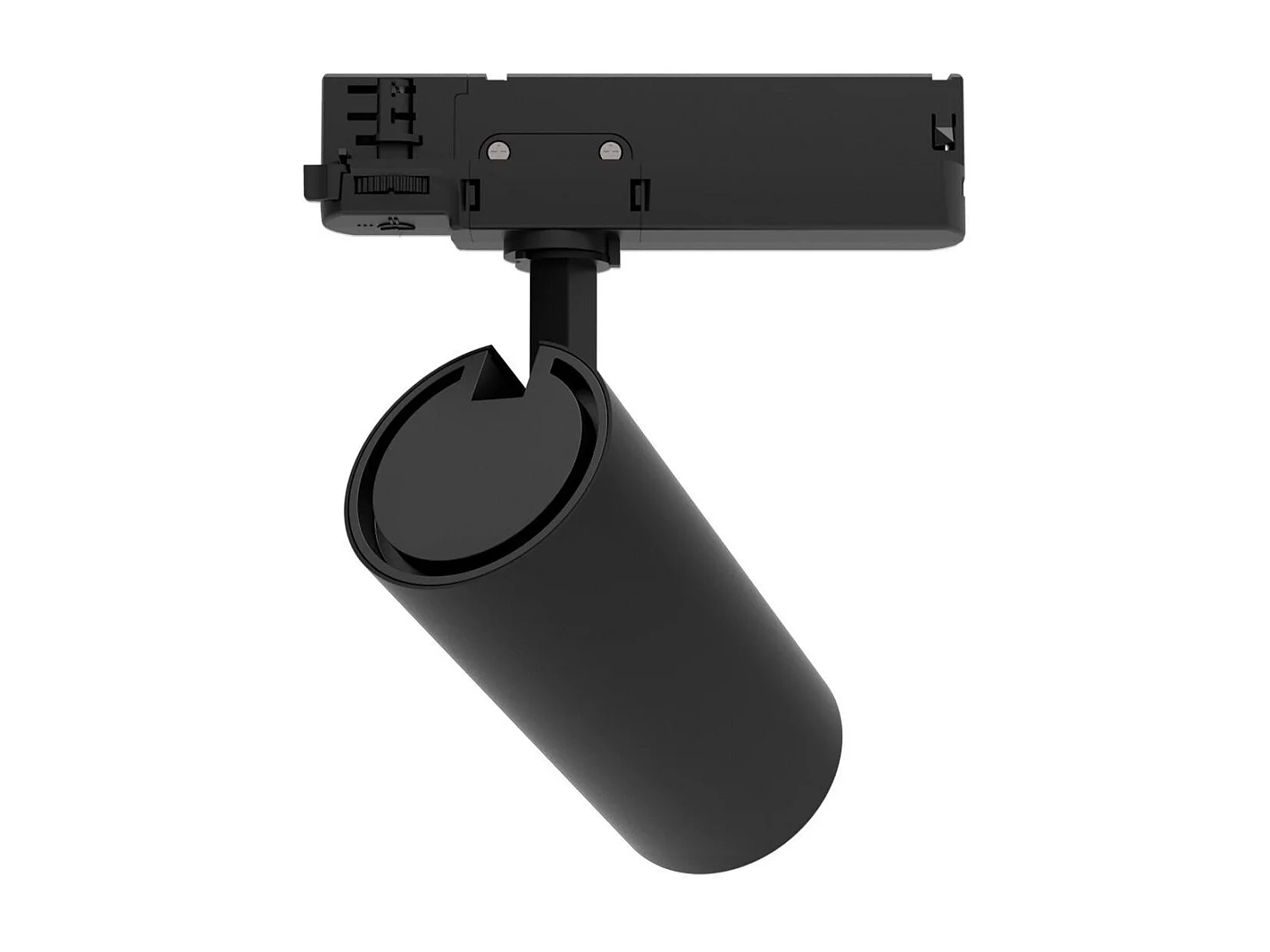 Spot LED sur Rail Triphasé 40W Dimmable Fasano Noir 2700K Blanc chaud