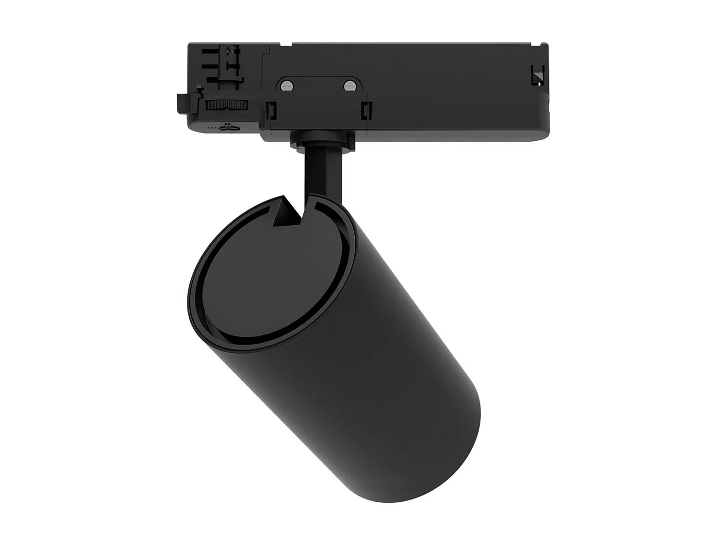 Spot LED sur Rail Triphasé 40W Dimmable Fasano CCT Sélectionnable Noir 2700K - 3200K - 4000K Sélectionnable