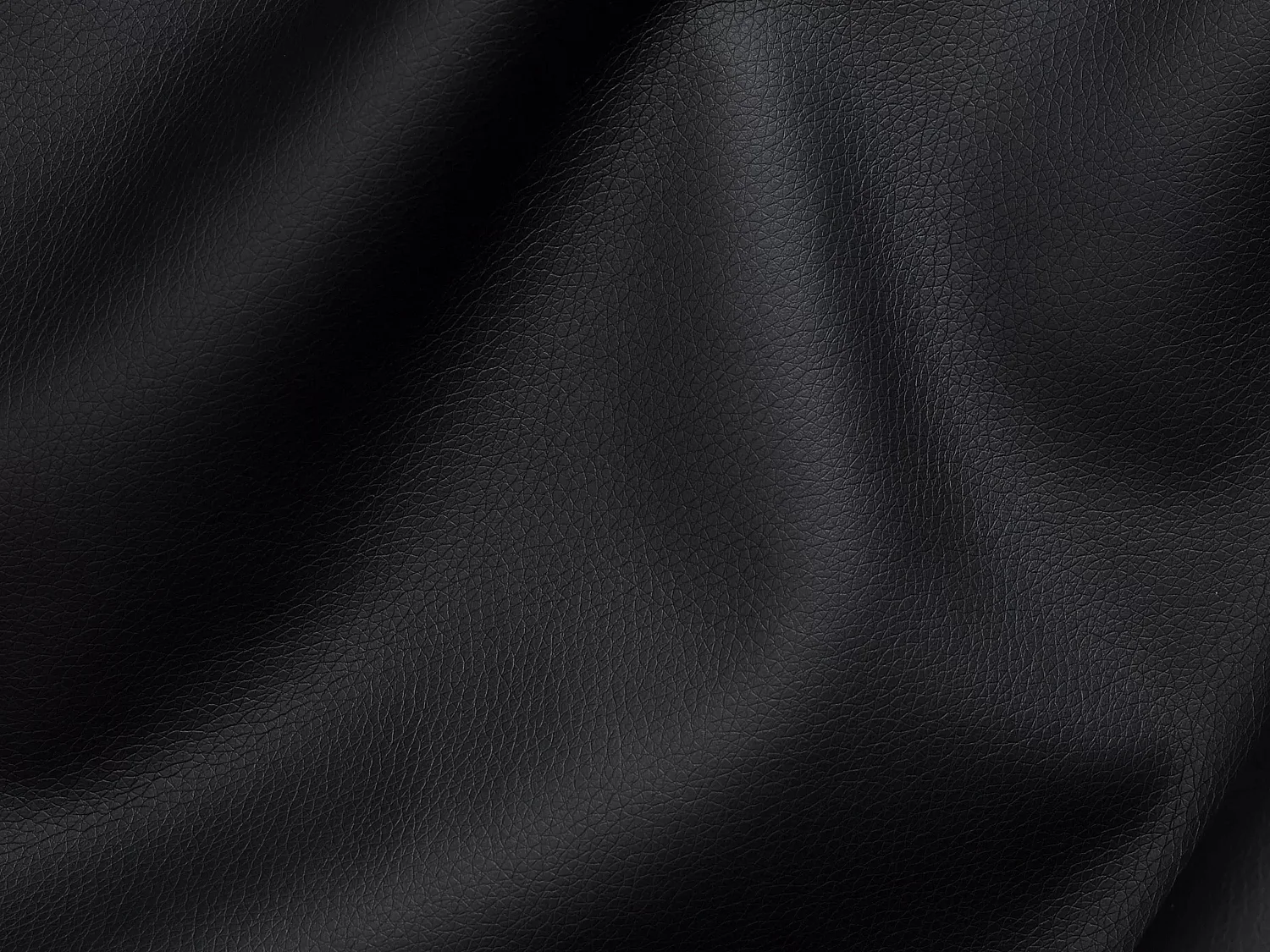 Canapé 3 places convertible express en cuir de buffle noir - Couchage 140 cm - Matelas 14 cm CALITO