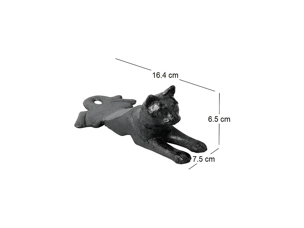 Cale porte chat en fonte