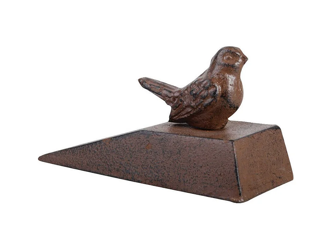 Cale porte Petit oiseau  en Fonte