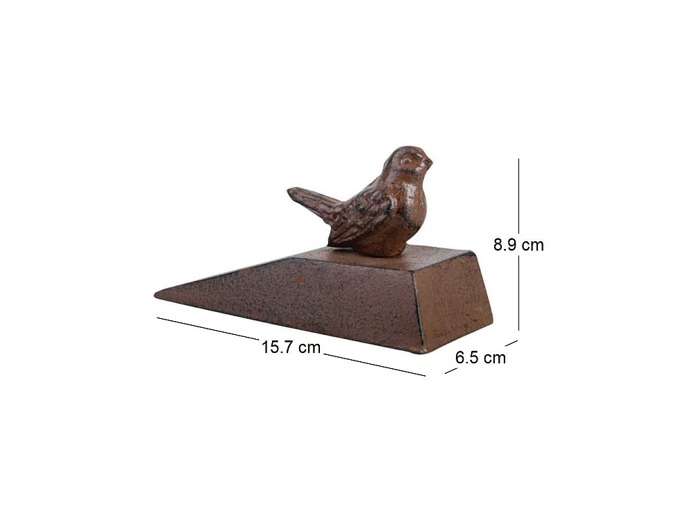 Cale porte Petit oiseau  en Fonte