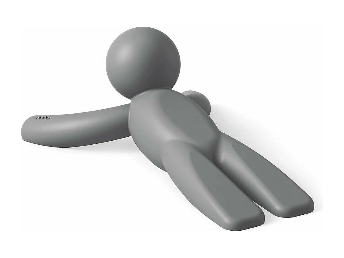 Cale porte Buddy doorstop gris