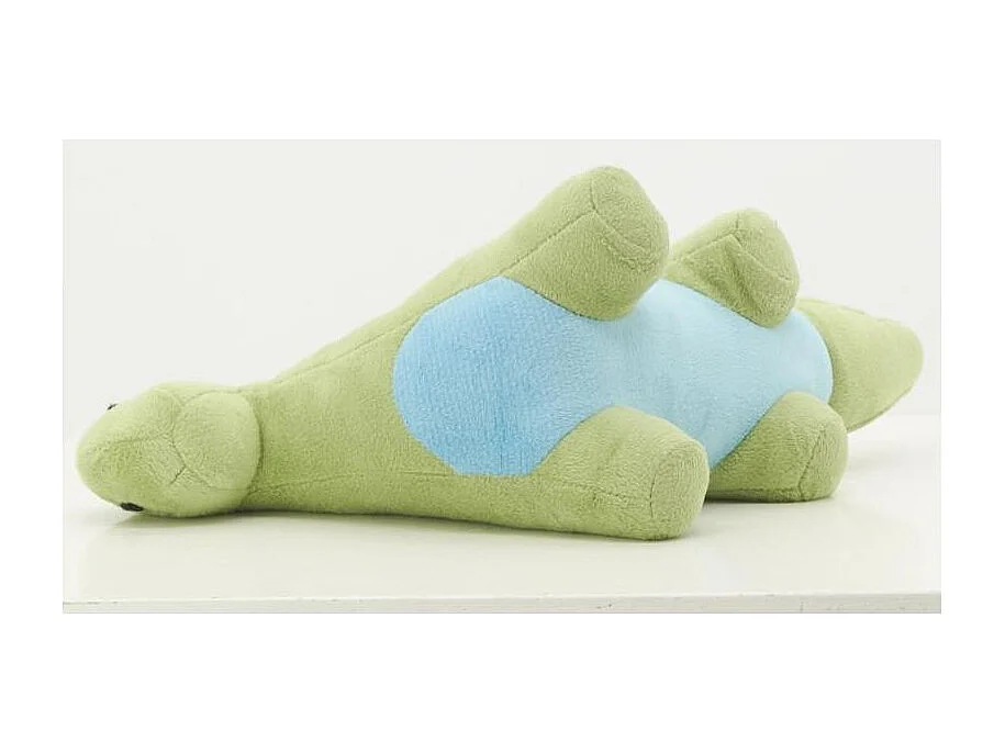 Cale-porte dinosaure en coton vert