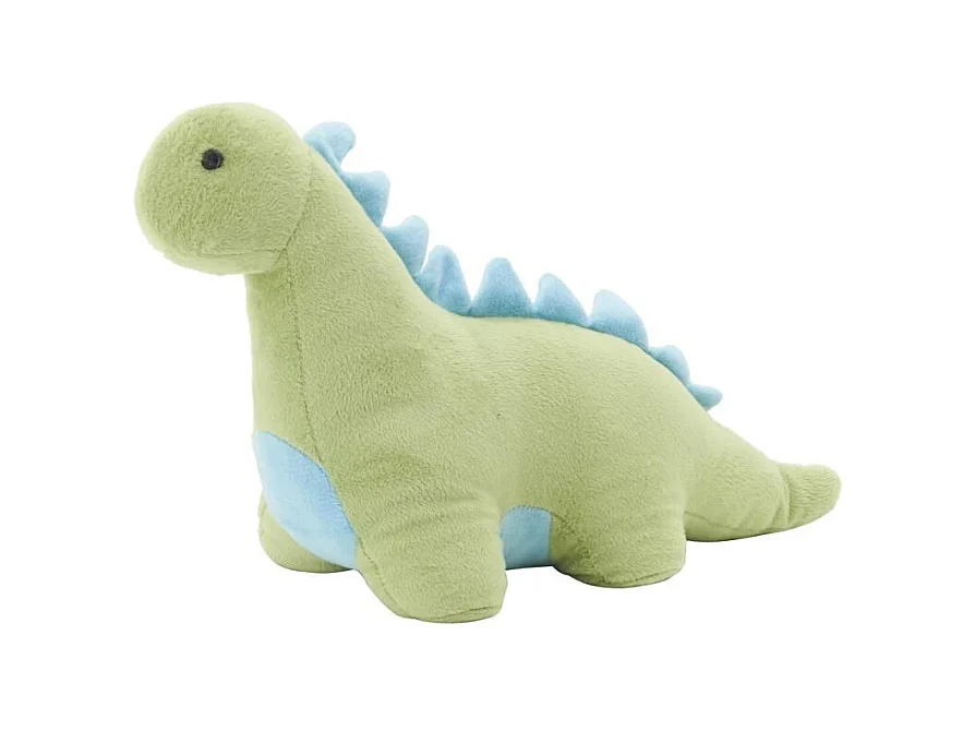 Cale-porte dinosaure en coton vert