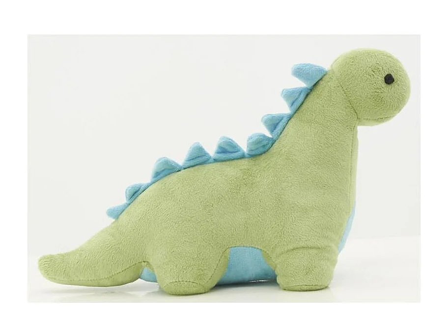 Cale-porte dinosaure en coton vert