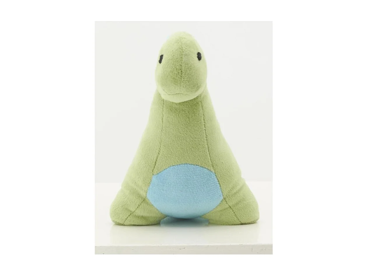Cale-porte dinosaure en coton vert