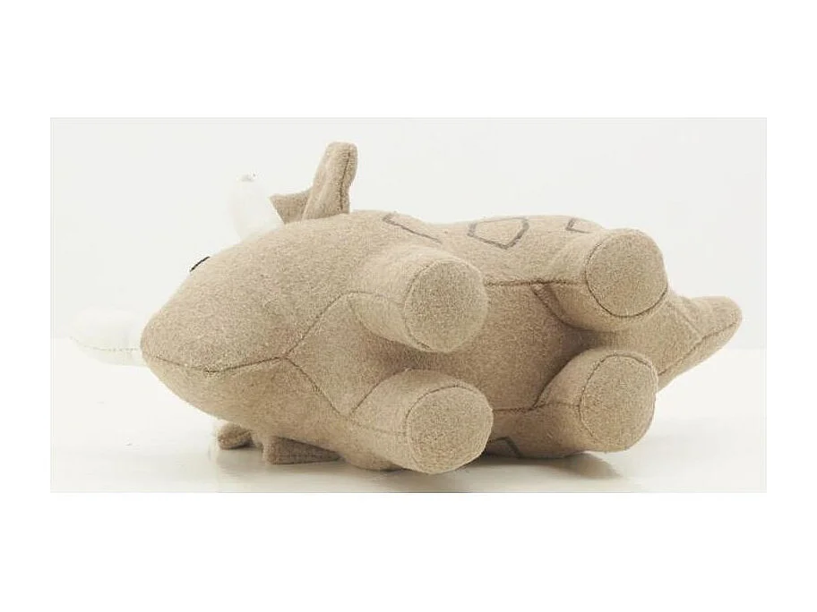 Cale-porte dinosaure en coton beige