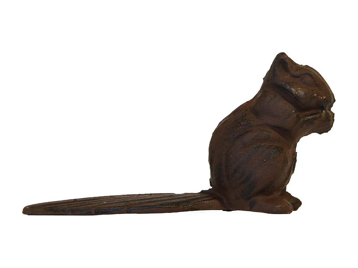 Eichhörnchen Türstopper aus Gusseisen