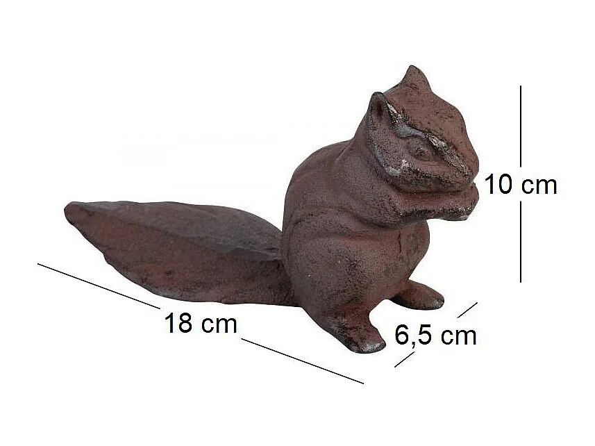 Cale-porte Ecureuil en Fonte
