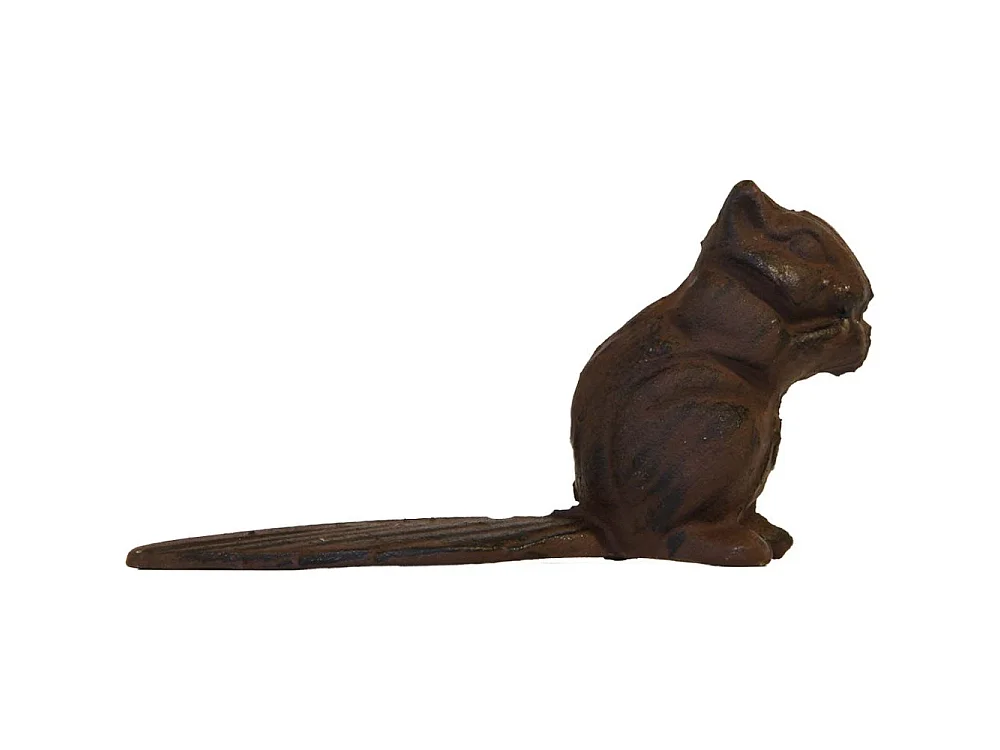 Eichhörnchen Türstopper aus Gusseisen