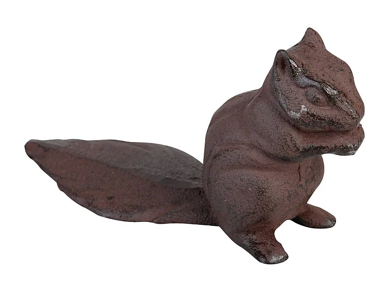 Eichhörnchen Türstopper aus Gusseisen