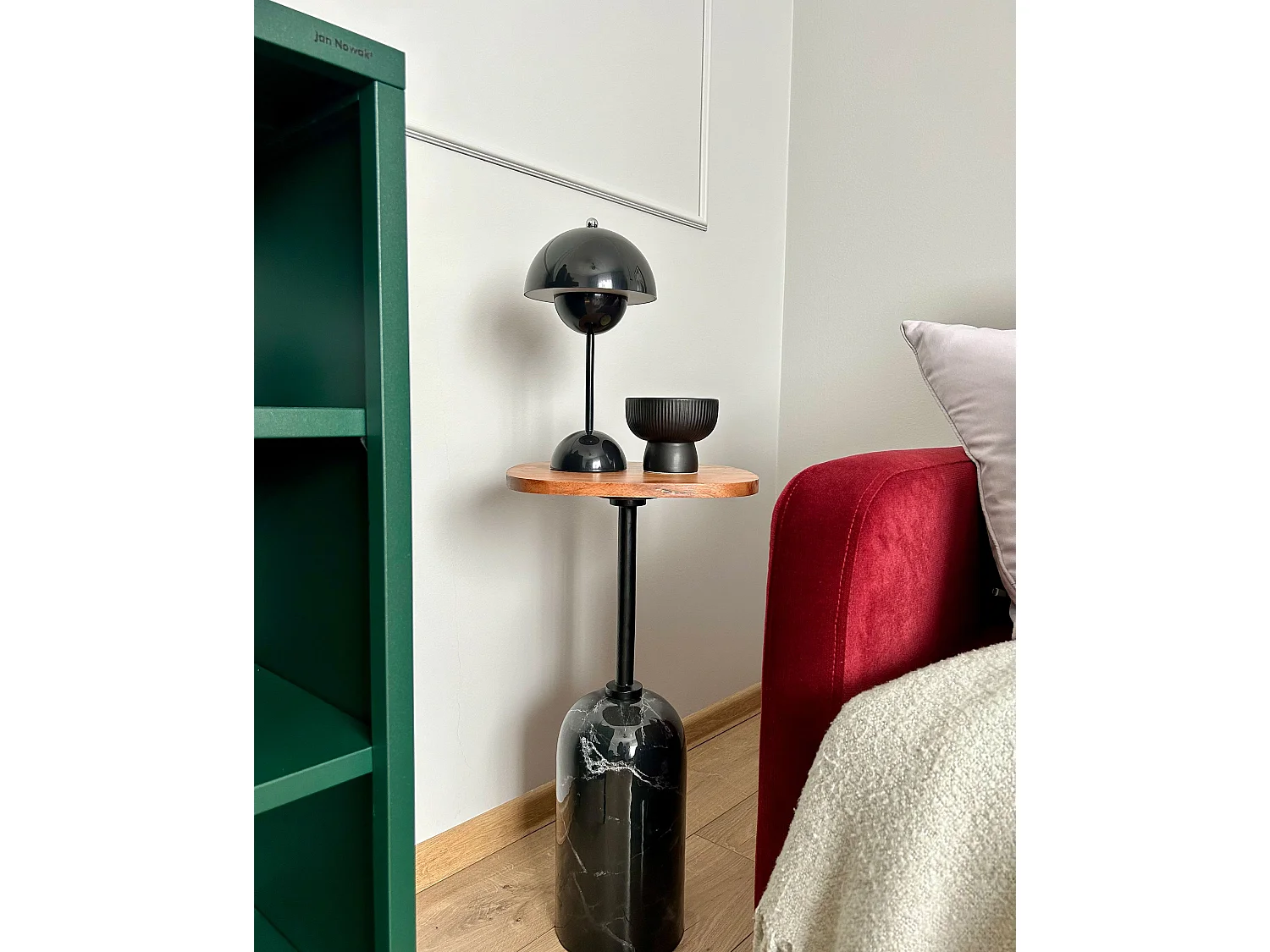 Table d'appoint OASIS Métal Marron/noir