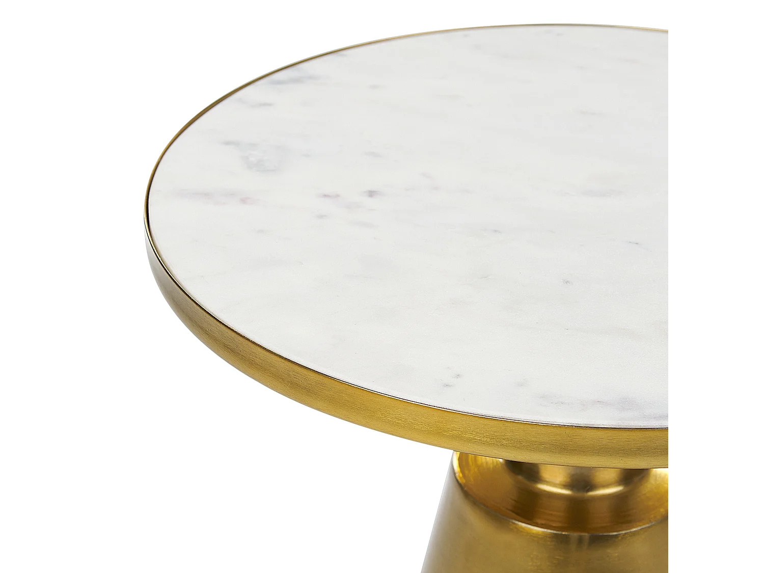 Table d'appoint ANDRES Métal Doré