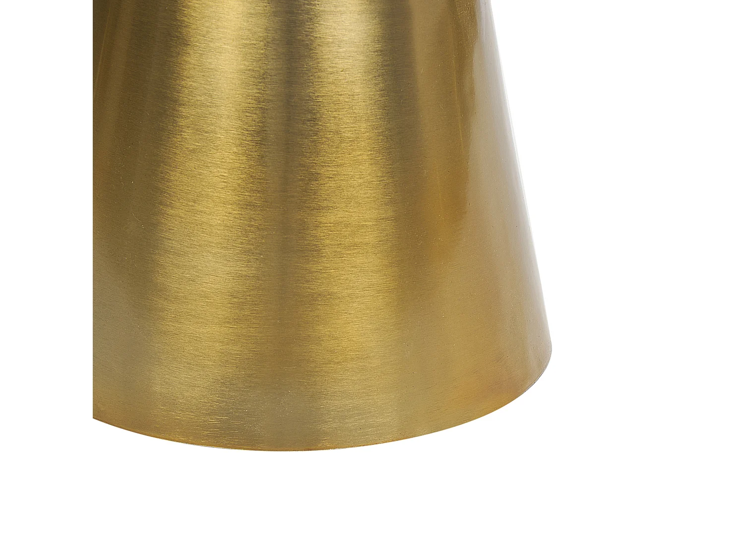 Table d'appoint ANDRES Métal Doré