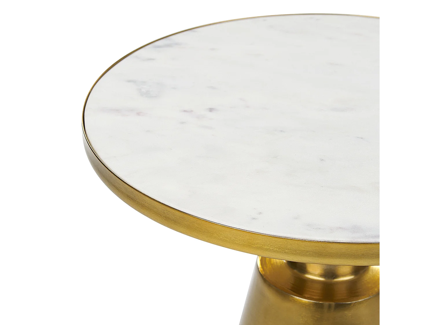 Table d'appoint ANDRES Métal Doré