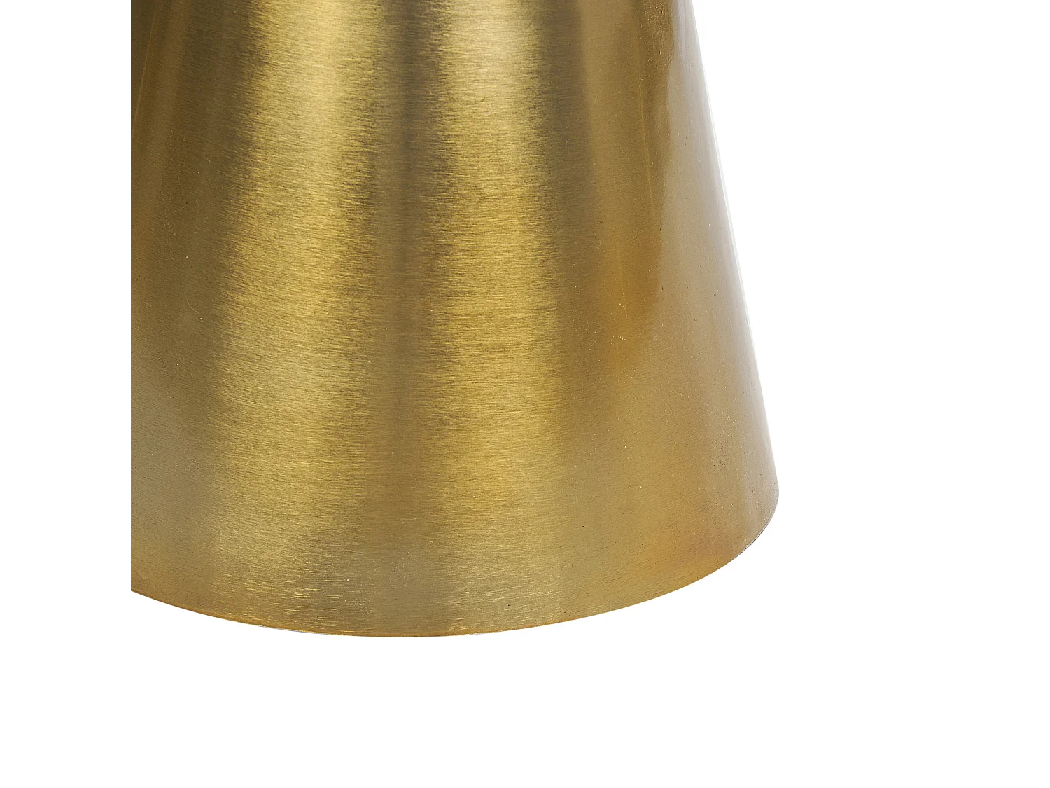 Table d'appoint ANDRES Métal Doré