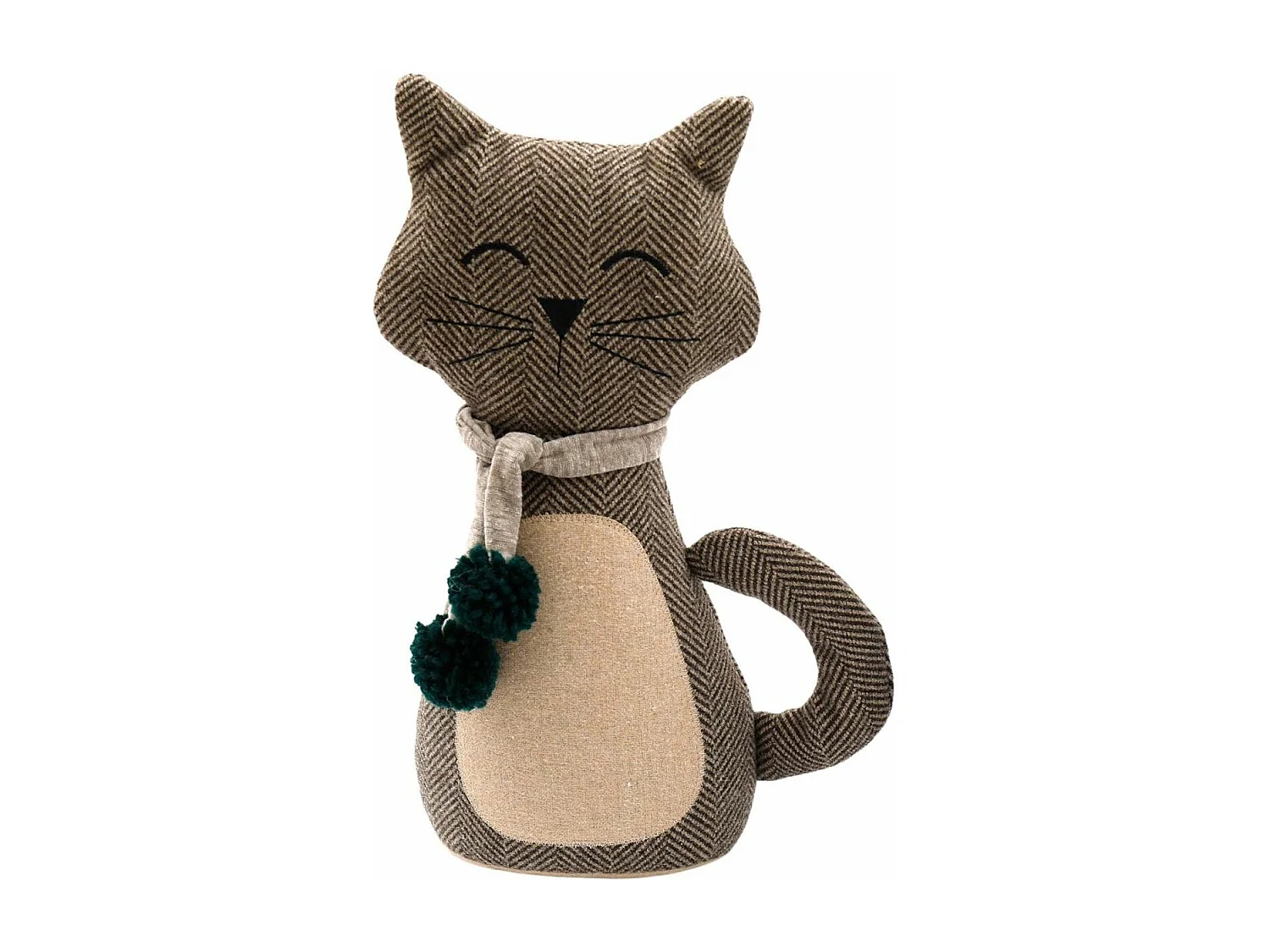 Bloc porte en tissu Chat