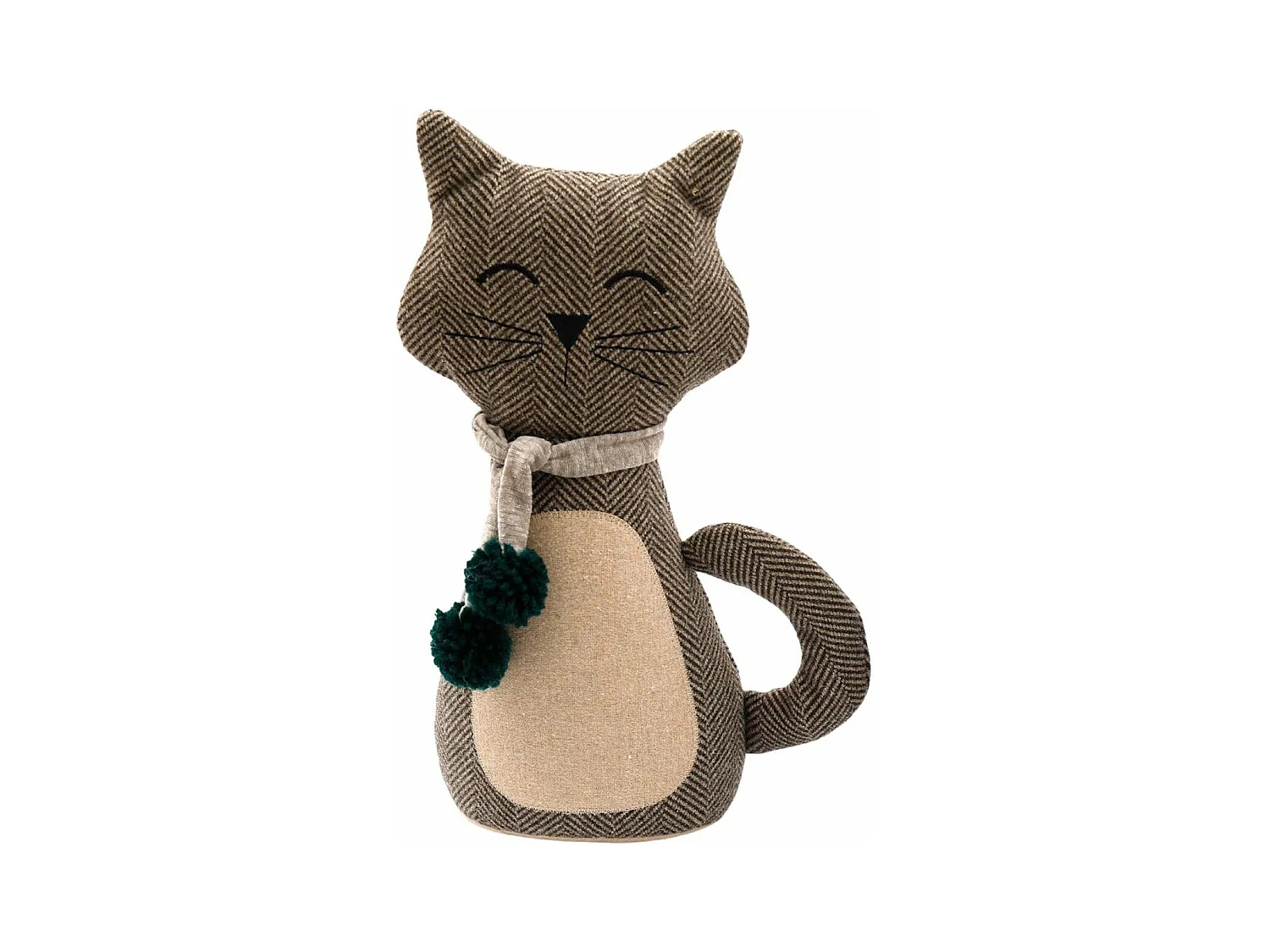 Bloc porte en tissu Chat