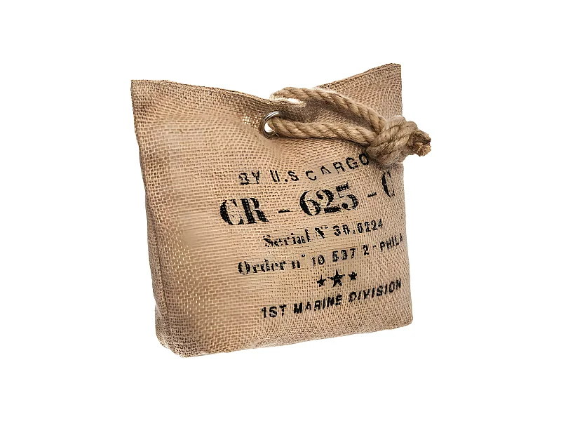 Stop Porte Vintage en Jute "Loft" 25cm Naturel