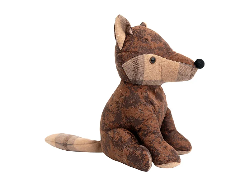 Bloc porte en tissu Renard 25 x 16 cm