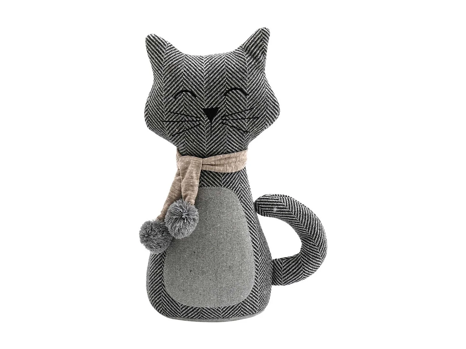 Bloc porte en tissu Chat