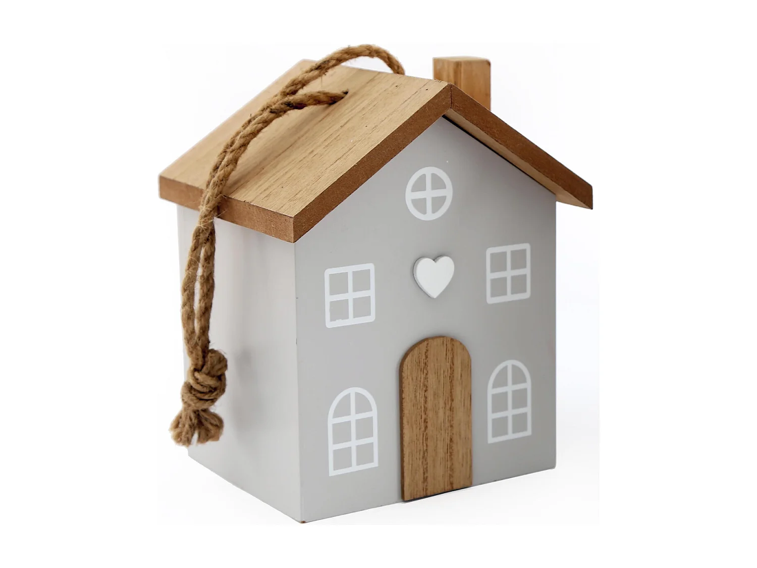 Bloc-porte en MDF Maison 12 x 8.5 x 13 cm