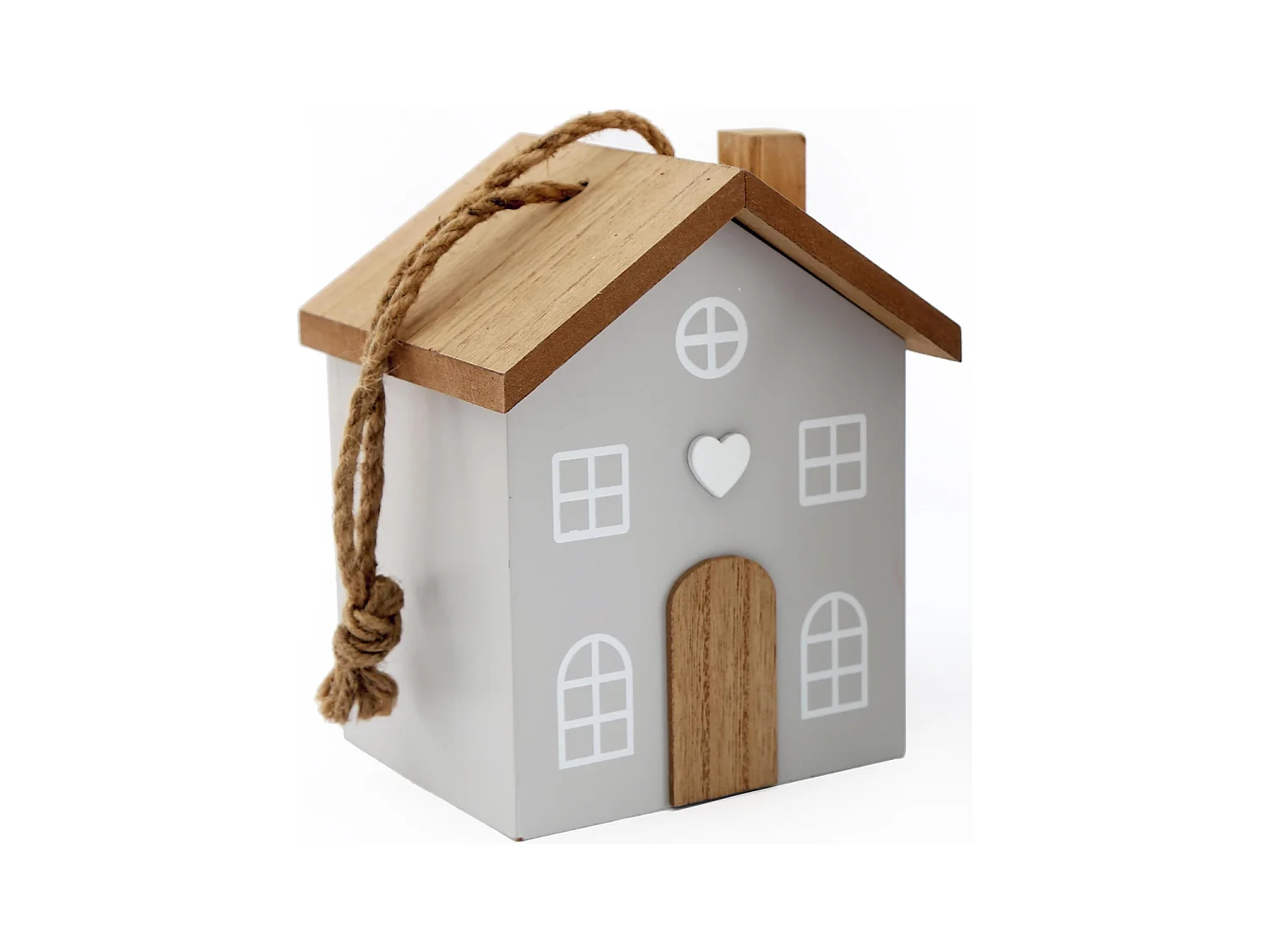 Bloc-porte en MDF Maison 12 x 8.5 x 13 cm
