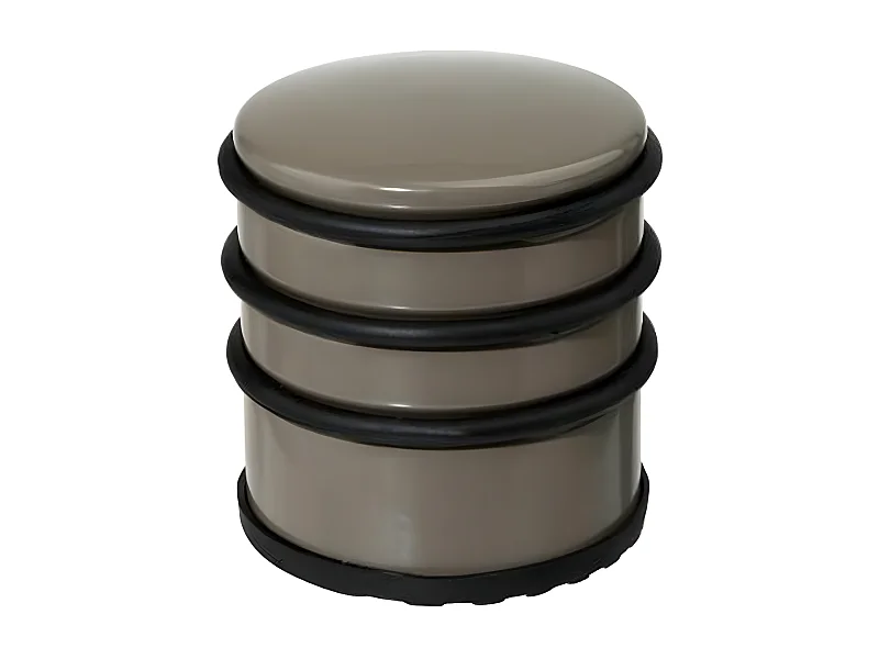 Stop Porte en Métal "Block" 7cm Taupe