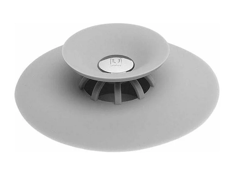 Haarfilter und Duschstöpsel 2 in 1 Grau