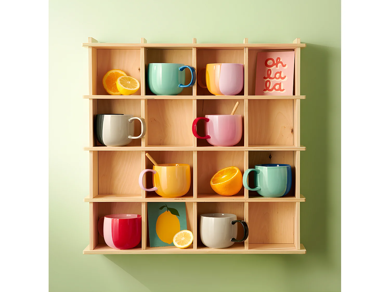 Mug Joy Strawberry 400ml Rouge  Asa