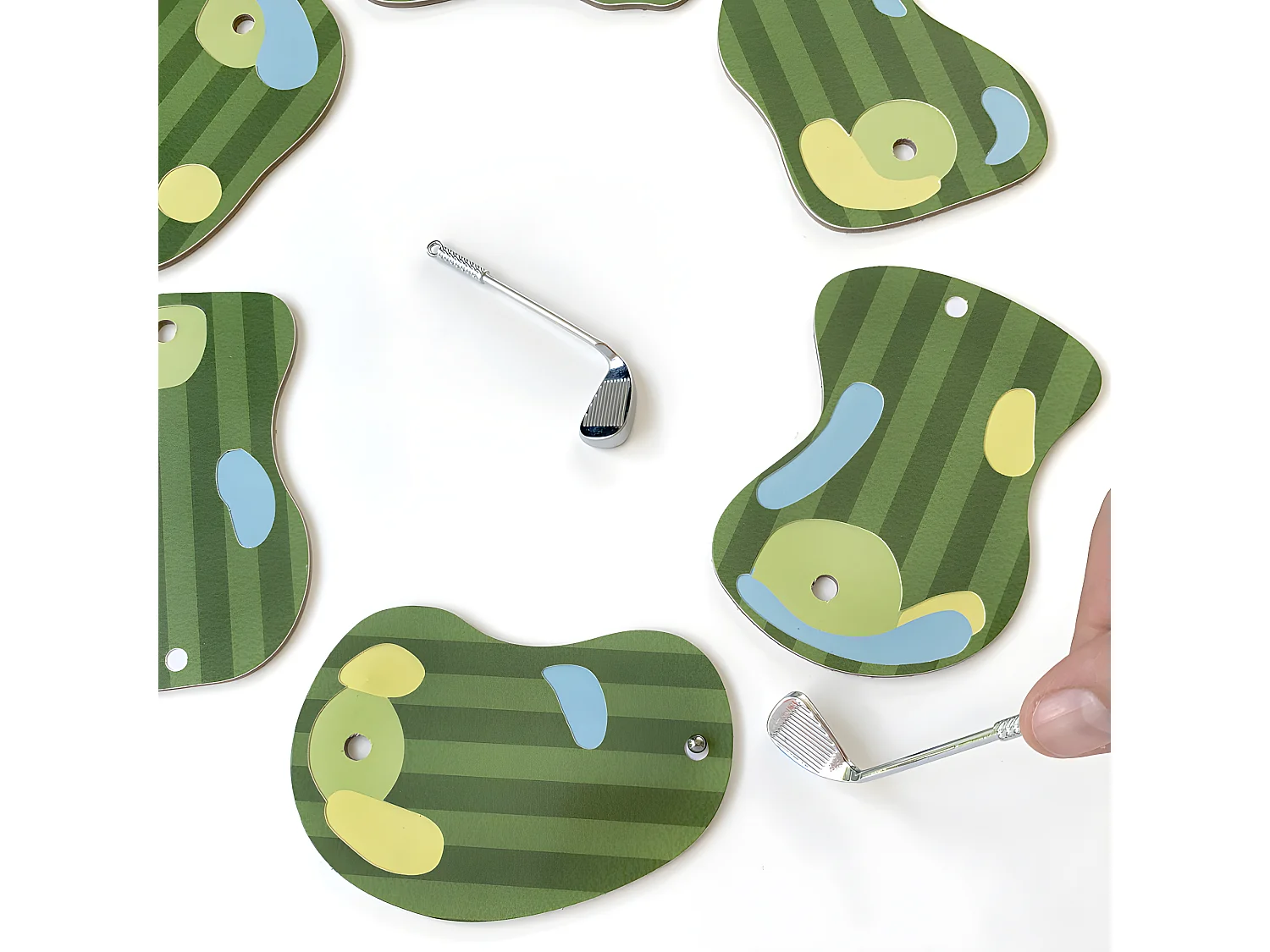 Mini jeu de golf Multicolore  Kikkerland