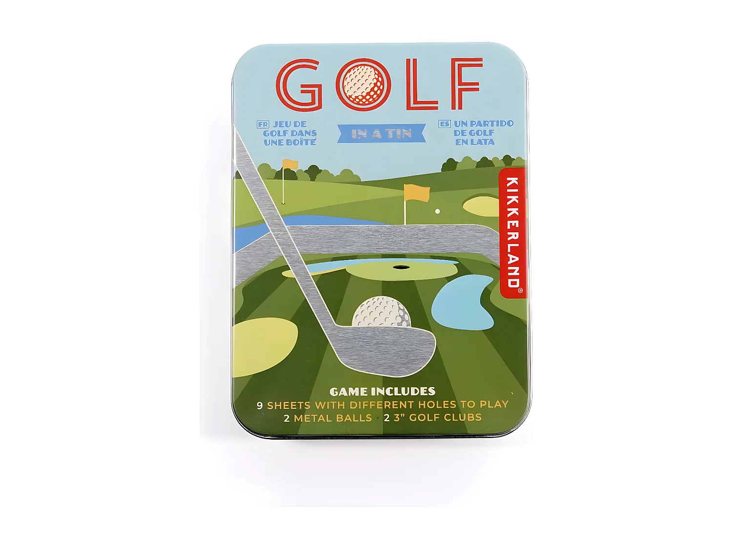 Mini jeu de golf Multicolore  Kikkerland