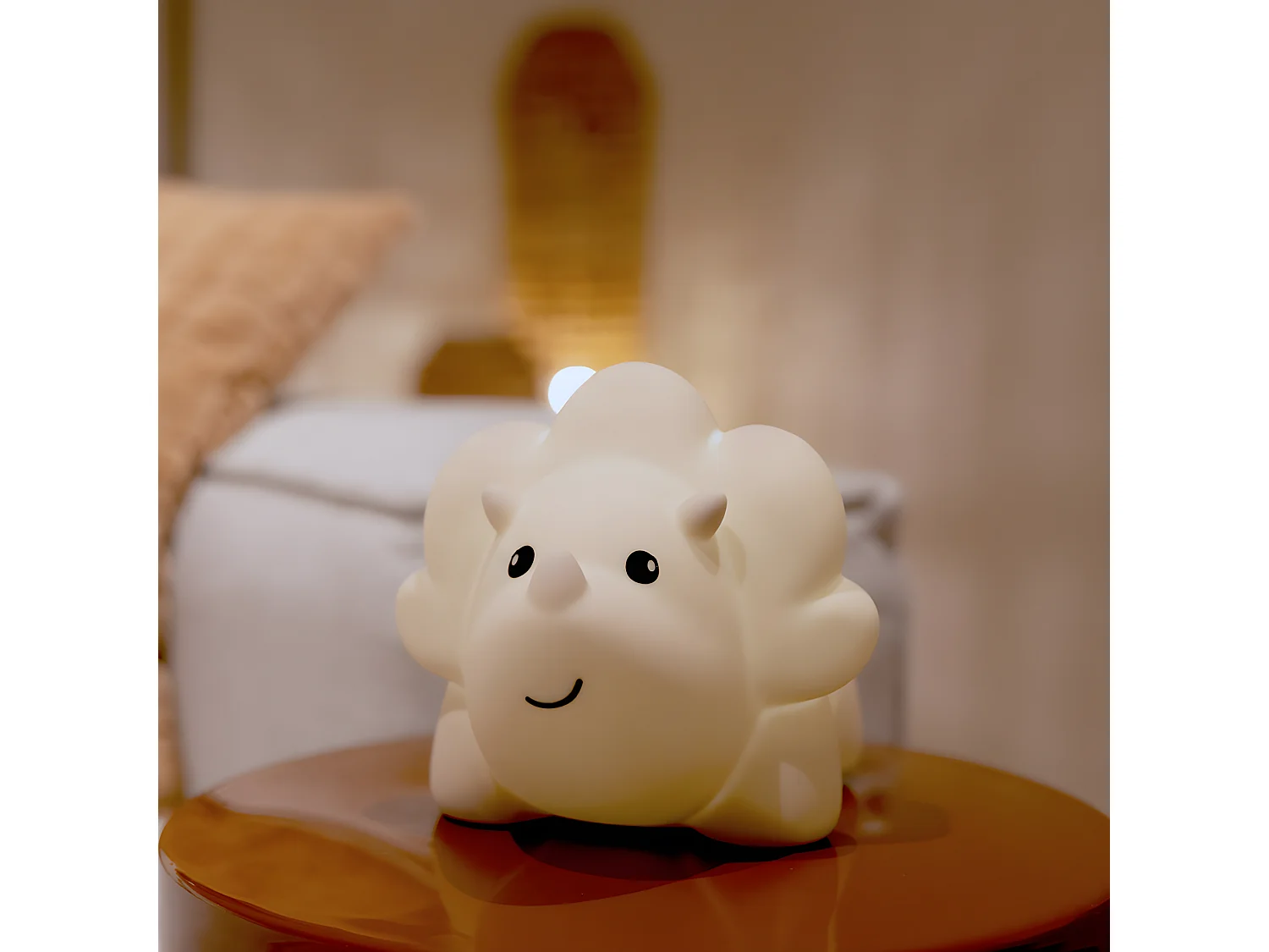 Veilleuse et projecteur Juliette Beige  Atelier Pierre