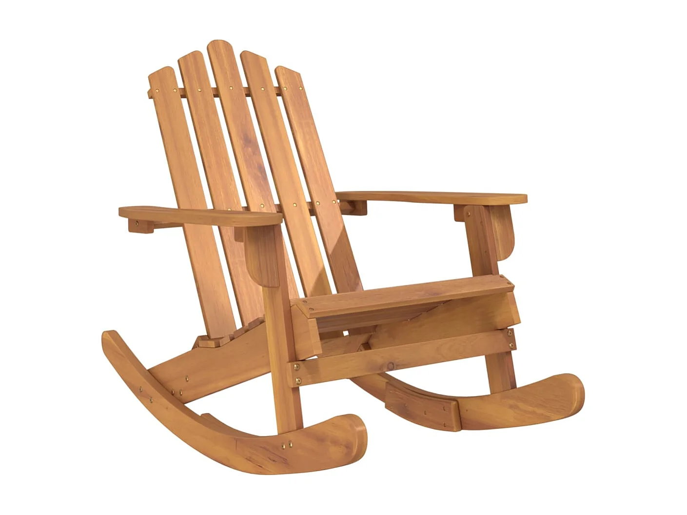 Silla mecedora Adirondack madera maciza acacia