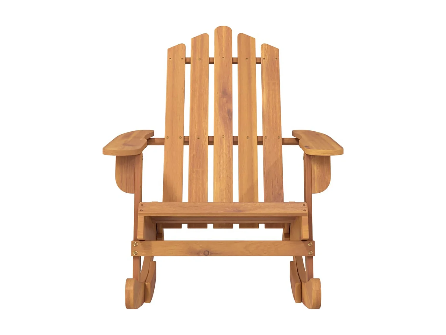 Silla mecedora Adirondack madera maciza acacia