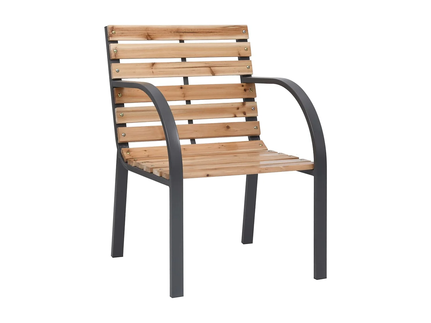 Cadeiras de jardim 2 peças madeira de abeto maciça