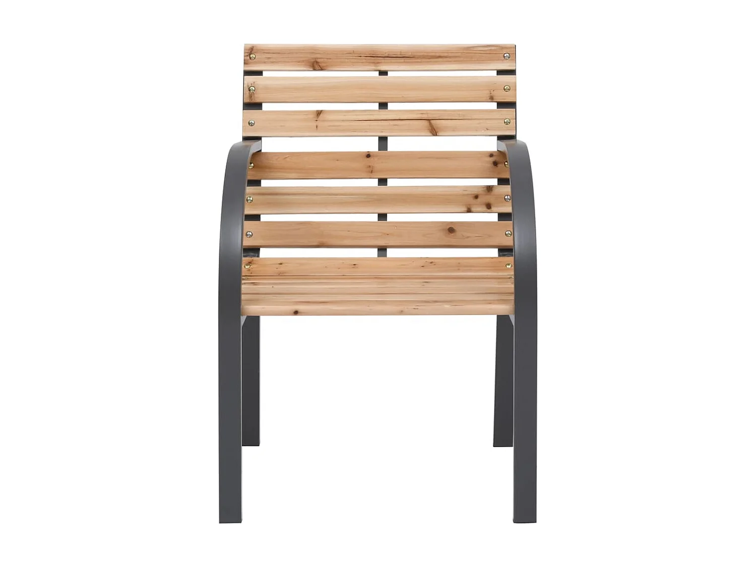 Cadeiras de jardim 2 peças madeira de abeto maciça