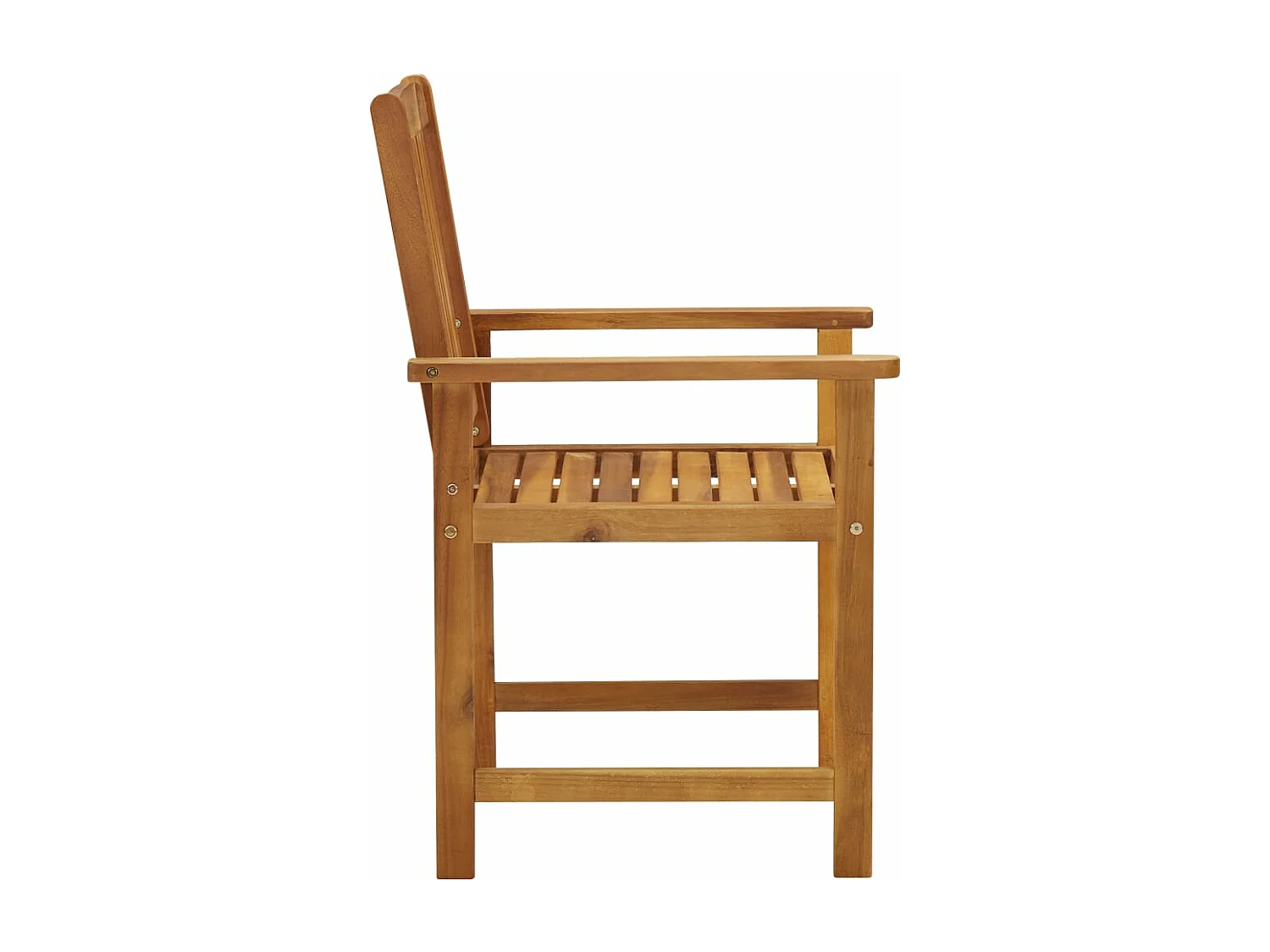 Chaises de jardin avec coussins 4 pièces Bois d'acacia massif