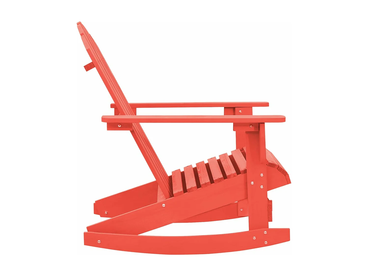 Cadeira de jardim Adirondack de baloiço abeto maciço vermelho