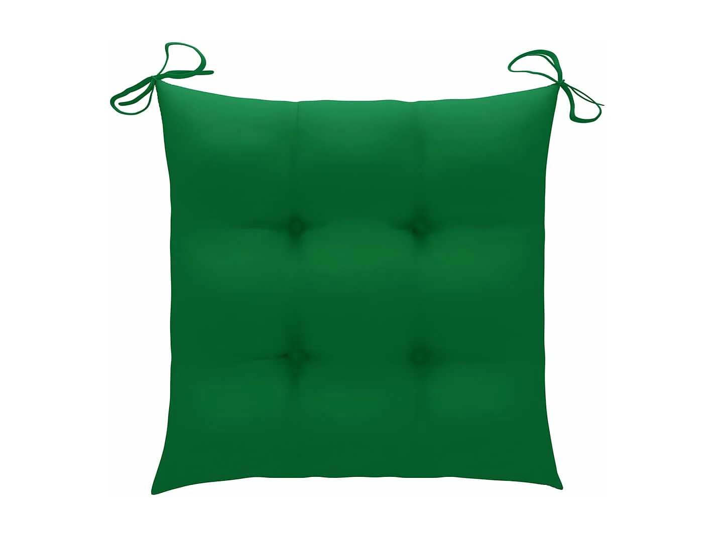 Chaises de jardin empilables avec coussins 4 pièces Teck solide