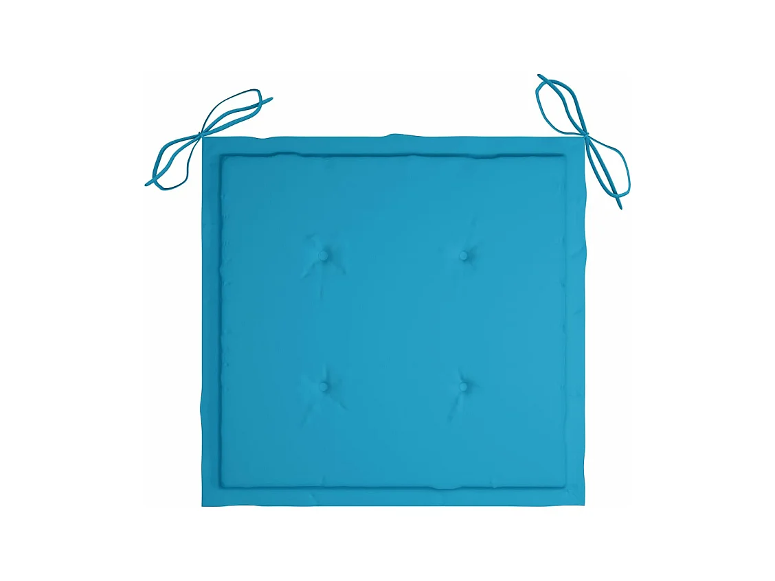 Sillas de jardín plegables 6 unidades madera maciza teca con cojines