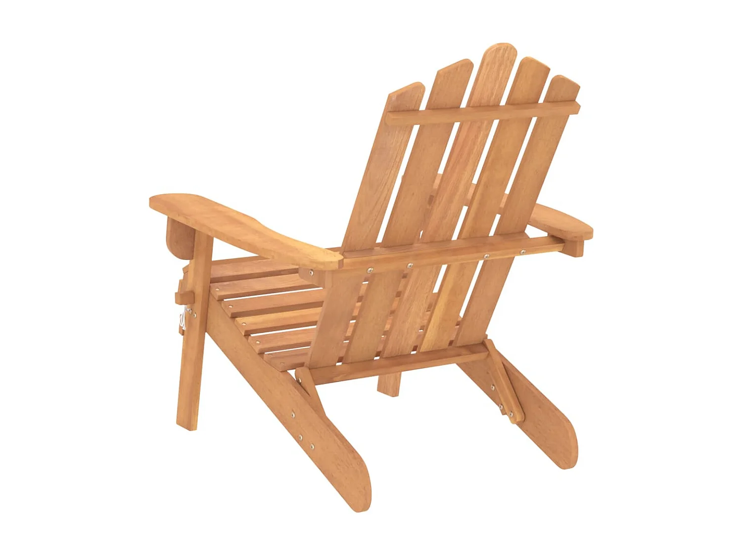 Chaises Adirondack de jardin 2 pièces Bois massif d'acacia