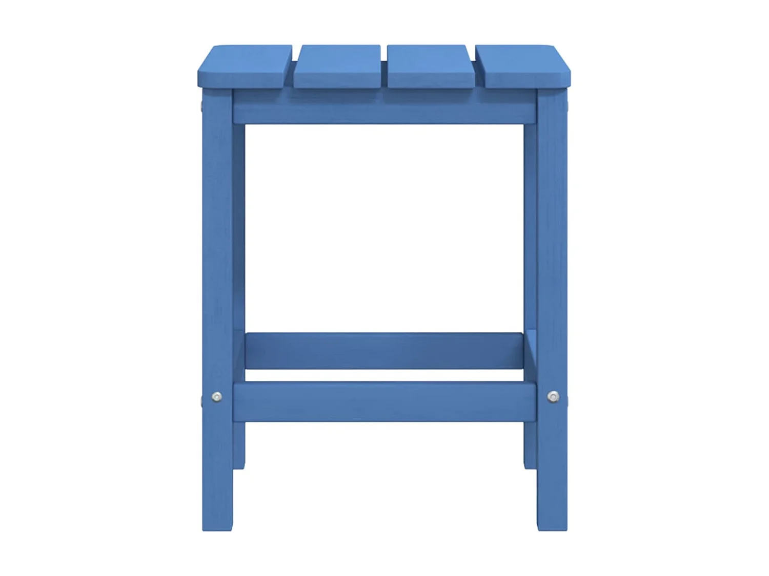 Chaise de jardin Adirondack repose-pied table PEHD Bleu aqua